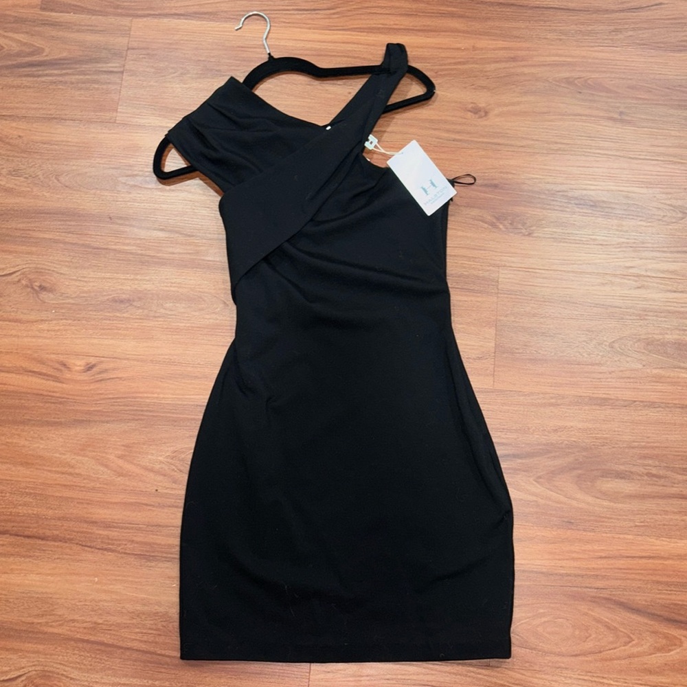 Asymmetrical cocktail dress